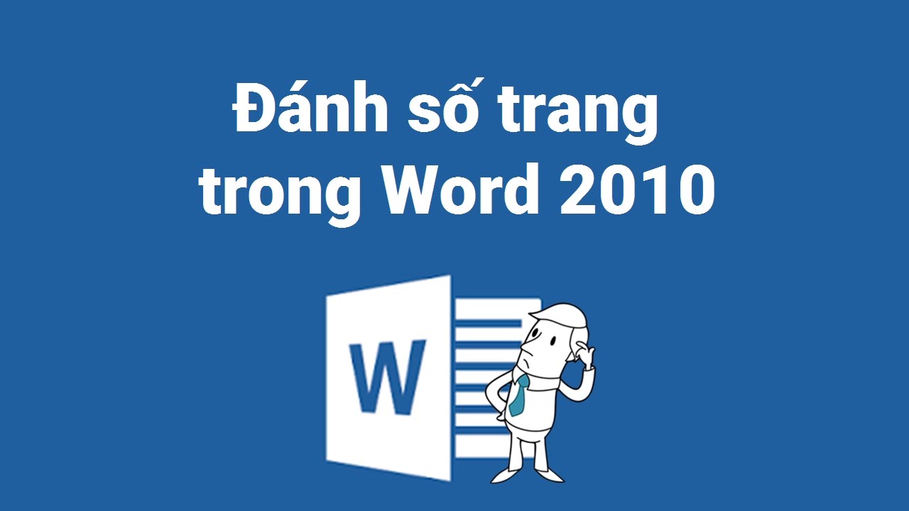 Cách đánh số trang trong Word 2010