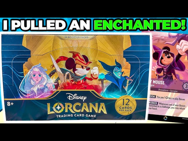 I PULLED ENCHANTED RARE CARD! Disney Lorcana: The First