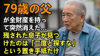 79歳の父が全財産を持って突然消えた…残された息子が見つけたのは「二度と探すな」という置き手紙だけ