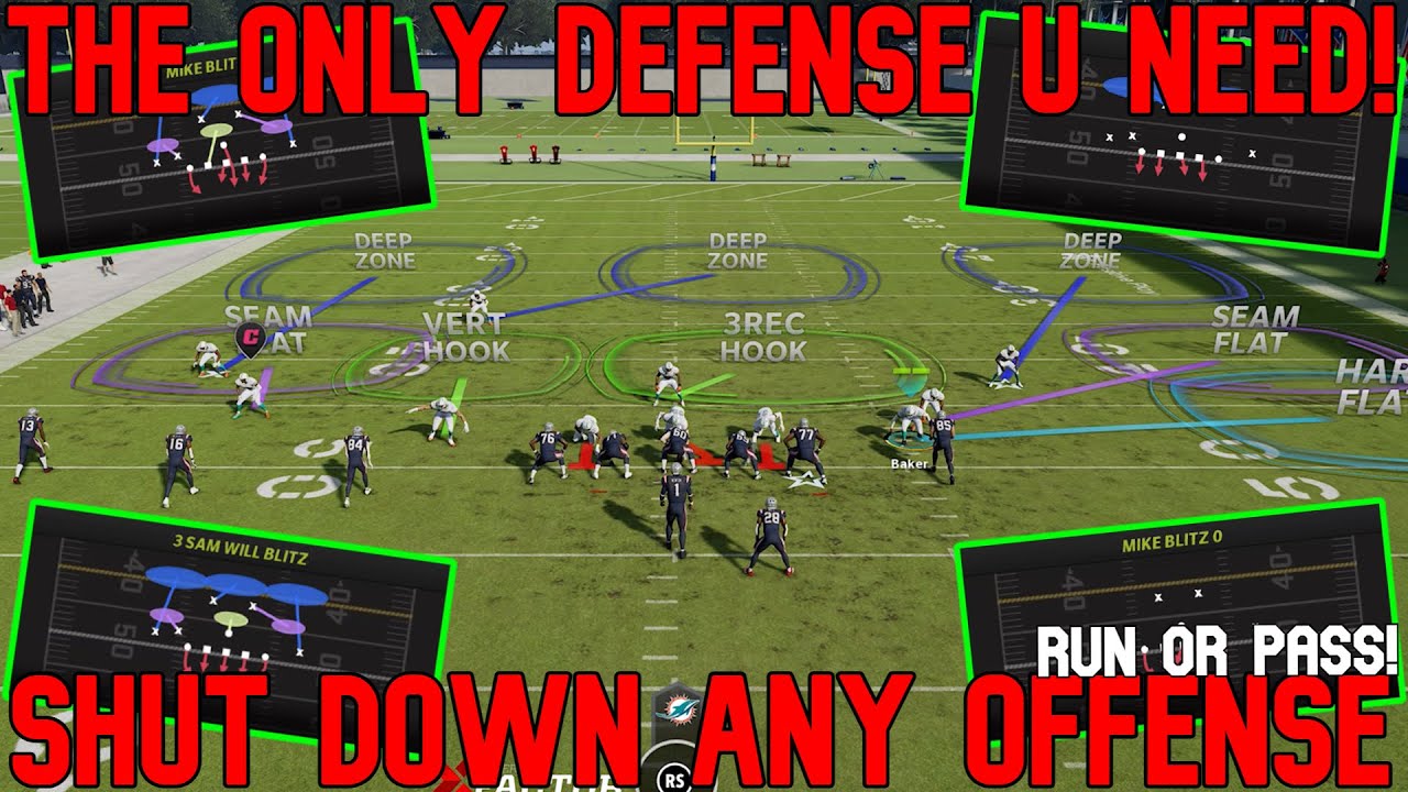 THE META DEFENSE OF MADDEN NFL 22?! Best Blitz & Base Defense to Stop