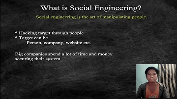 Social Engineering Overview (Ethical Hacking) Part 1