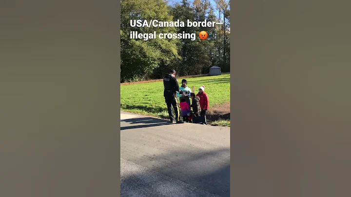 USA/Canada border😍Do not cross illegal - DayDayNews