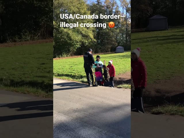 USA/Canada border😍Do not cross illegal class=