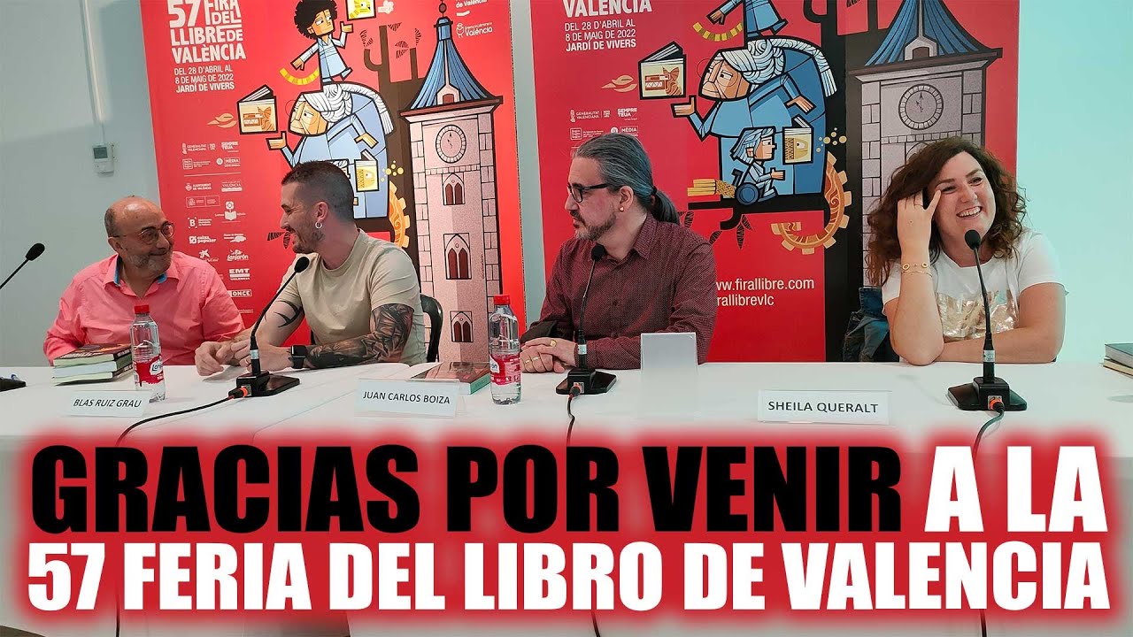 Gracias por venir a la 57 Feria del Libro de Valencia