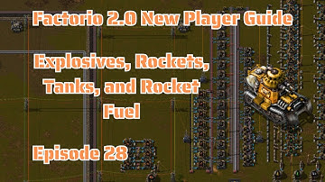 #28 Explosives, Rockets, Tanks, and Rocket Fuel | Factorio 2.0 | New Player Guide | No DLC