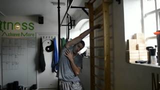 Lat Stretch for Handstand in more detail