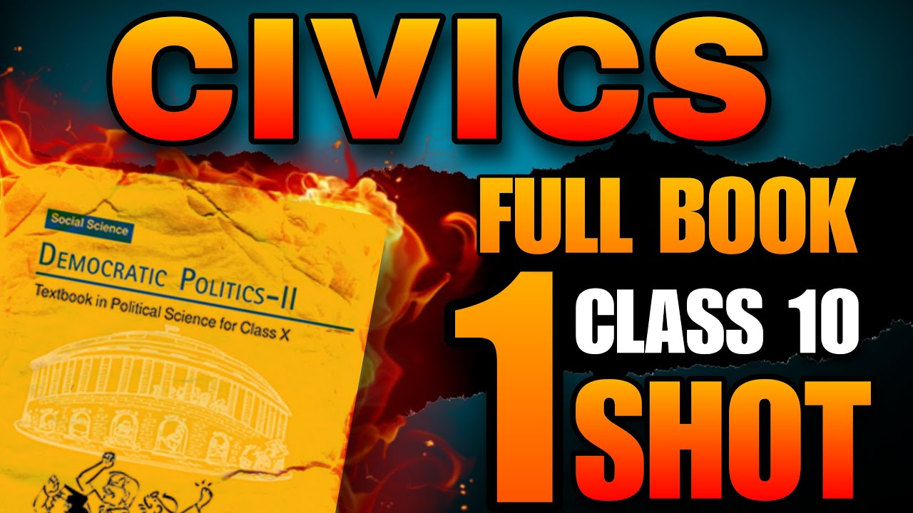 Class 10 FULL CIVICS in one shot🔥 Social science one shot class 10 CBSE 2023-24
