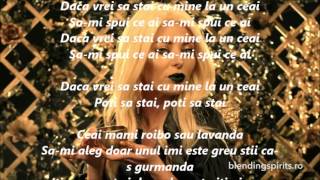 Delia - Ceai, mami  Versuri (Lyrics)