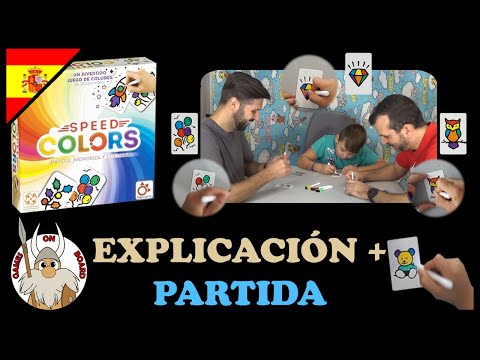 Partida y Explicación Speed Colors (ESPAÑOL) -Games on Board-