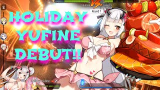 [E7] Holiday Yufine Guild Wars Debut AoE Stun Machine *Stats in Video