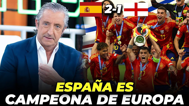 🏆¡CAMPEONES de la EUROCOPA! | ESPAÑA 2-1 INGLATERRA