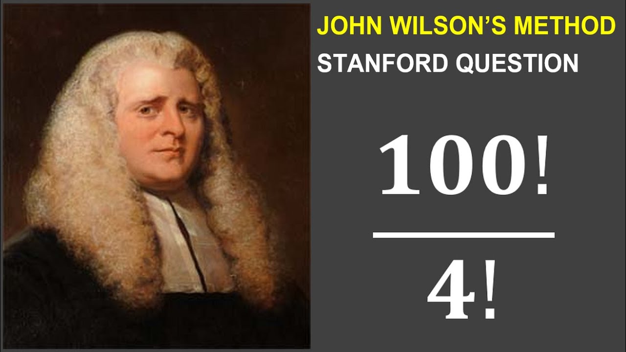 Wilson's Approach for Stanford Math Problem | Olympiad Questions Solutions | SMT 2019 | Tournament