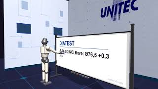 Diatest R-76.5Dinc Bore Ø76,5 0,3 - Adjusting Ring Ø76,500 Mm Din 2250 C - Unitec-D