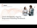 Oracle marketplace app for requisition handling workbench