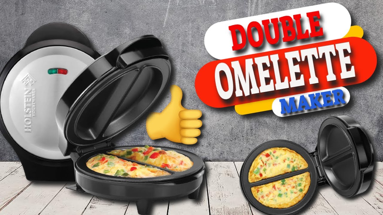 Better Chef - Electric Double Omelet Maker - Black