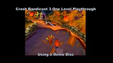 Ps1 Demo Disc 40 Crash Bandicoot 3 One Level Playthrough :D #Playstation #Sony #Ps1 #Demo #DemoDisc