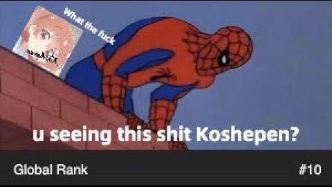 Quaver - That moment when Koshepen got to top 10 globally: