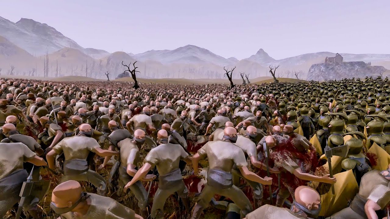 16 000 Elf Shields VS 16 000 Bandits _ ultimate epic battle simulator 2 _ uebs 2 _ uebs 2022