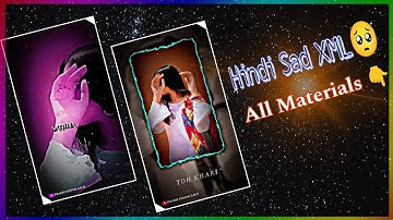 #Sun Saathiya 😔 Hindi Sad XML 💥Alight Motion Editing 🎬@Pradipeditor2.0