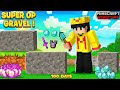 100 days but GRAVEL ARE SUPER OP in Hardcore Minecraft 😱
