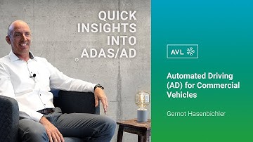 Quick Insights into ADAS/AD | Automated Driving (AD) for Commercial Vehicles