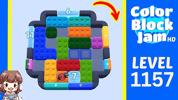 Color Block Jam Level 1157 Solution Walkthrough