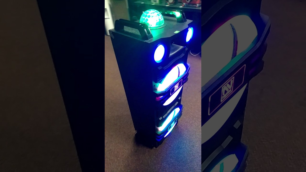 nutek speaker with lights