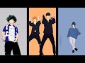 Anime characters dancing compilation | Tiktok Compilation