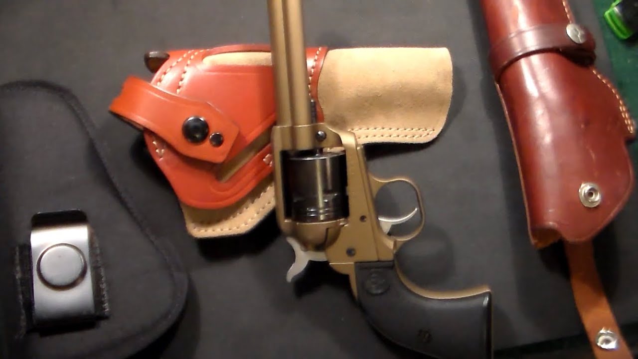 Ruger Wrangler Holster: DeSantis “Wild Hog” - YouTube