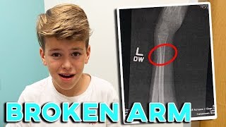 11 YEAR OLD BREAKS ARM AT FRIEND'S HOUSE | FIRST BROKEN ARM | FIRST BROKEN BONE | TERRIBLE TIMING