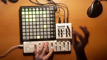 Essor - First live recording with the Meeblip Anode