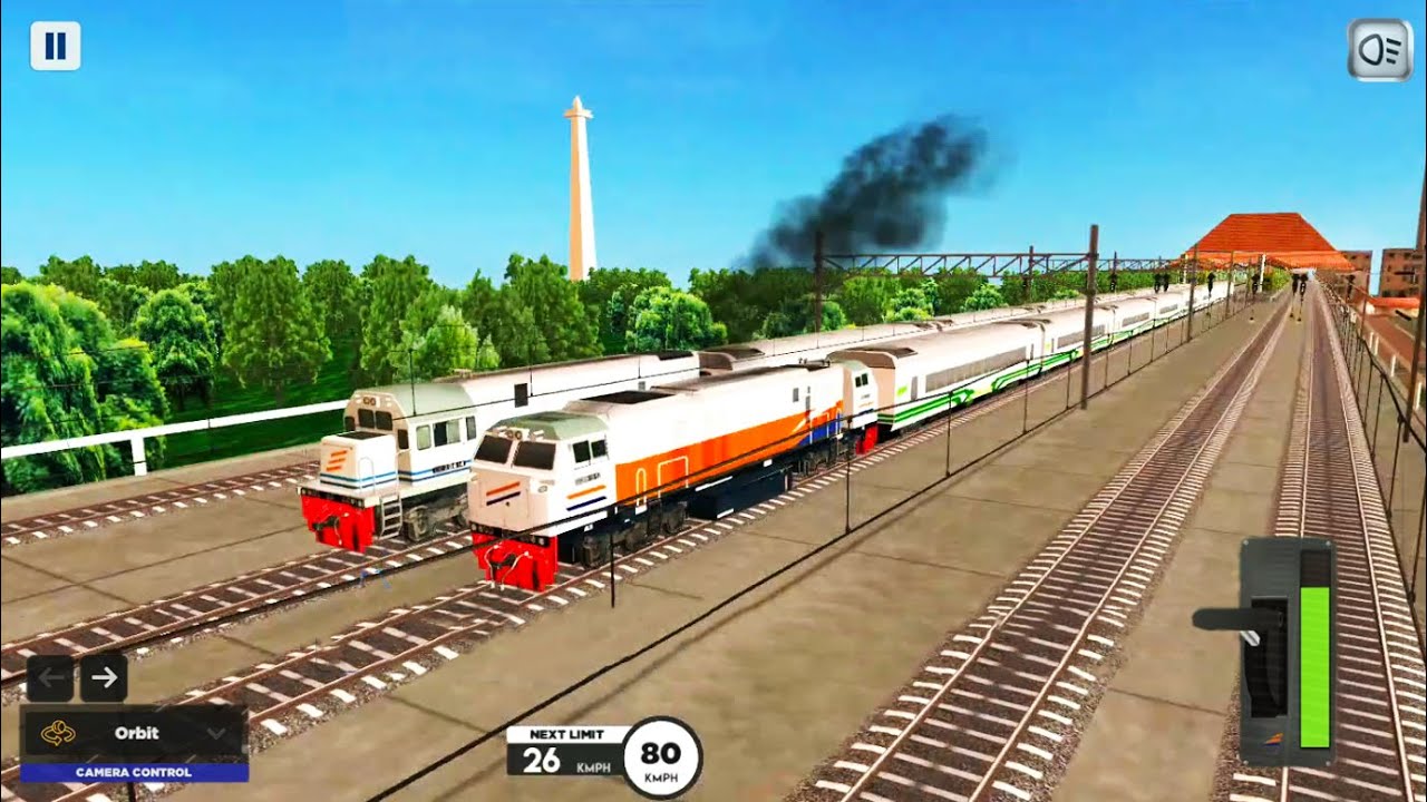 Real Indonesian Train Simulator - Passengers Express - Android Gameplay