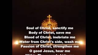 Anima Christi - Prayer