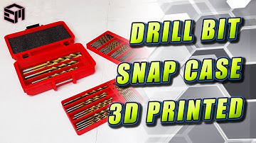 3D Printed Snap Latch Drill Bit Case (Assembly Instructions)