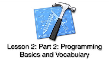 Objective-C Tutorial - Lesson 2: Part 2: Programming Basics and Vocabulary