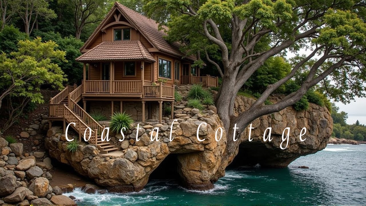 Mystical Coastal Cottage – Ocean Healing Meditation Music – Peaceful Healing Atmosphere