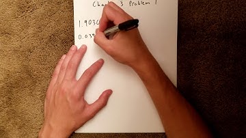 Quantitative Chemical Analysis 9th Edition (Harris), Chapter 3, Problem 3-1 Solution