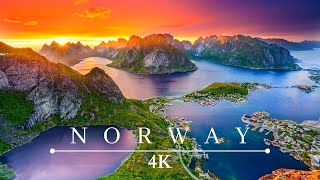 Norway [4K] Wonderful Cinematic Drone Footage + Relaxation Music