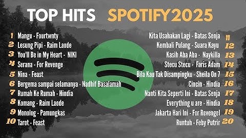 Top Hits Spotify Indonesia 2025 🎵 Lagu Viral TikTok & Terbaru 2025| Lagu Santai Viral Tiktok🎧