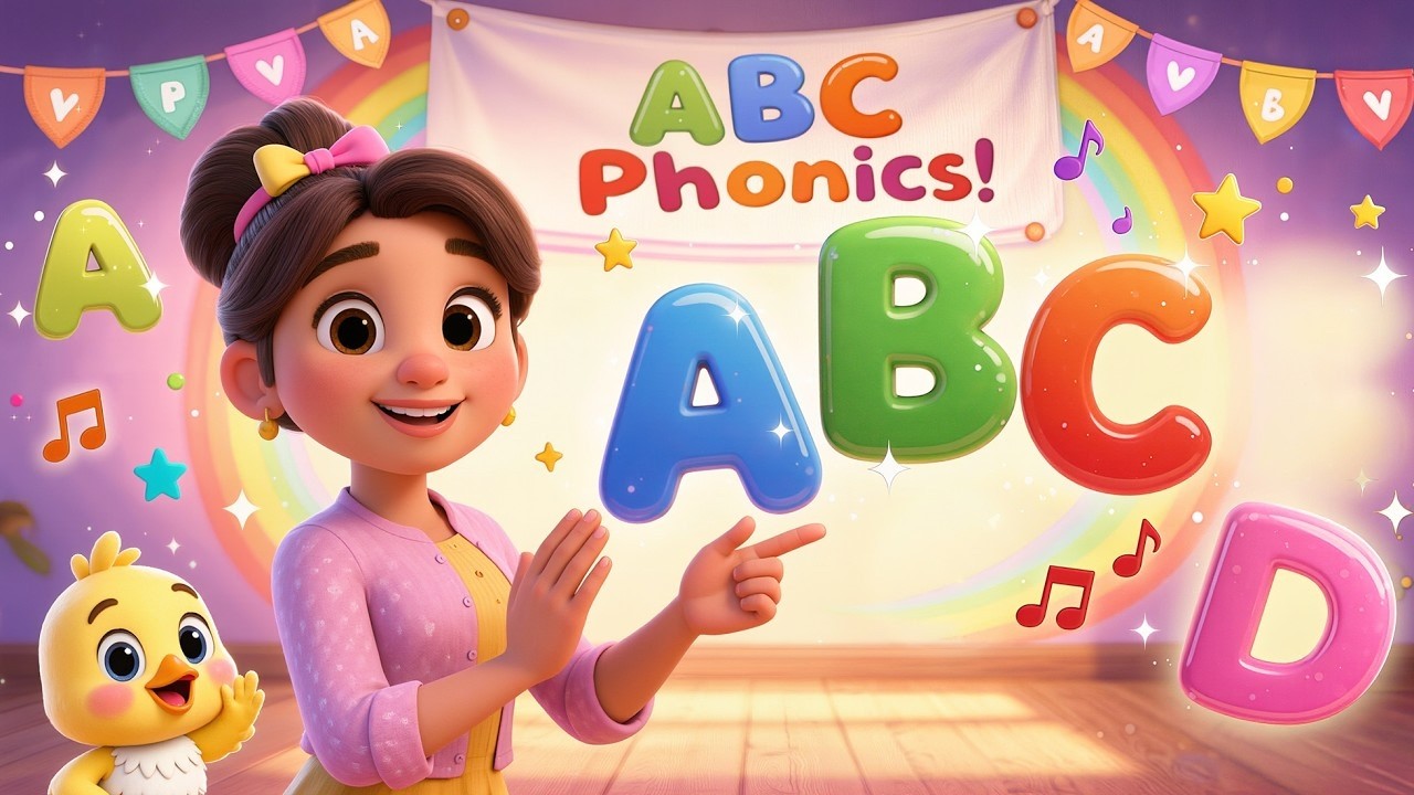 A to Z Phonics Song for Kids | Learn Alphabet Letters A to Z | Toddler ...