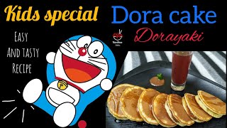 Dora cake | Dorayaki | pancake | Doremon cake | japanese pancake street food | Dora cake in tamil |
