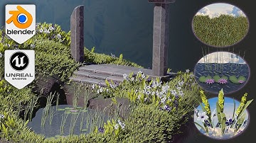 Blender to Unreal Engine 3D Plants and Vegetation Complete Course