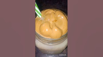 dalgona coffee*without machine* whipped coffee#3 ingredient#ytshorts#coffee#shorts##comfortfood25