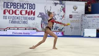 Anna Popova - Clubs 24.30 Junior Nationals 2021