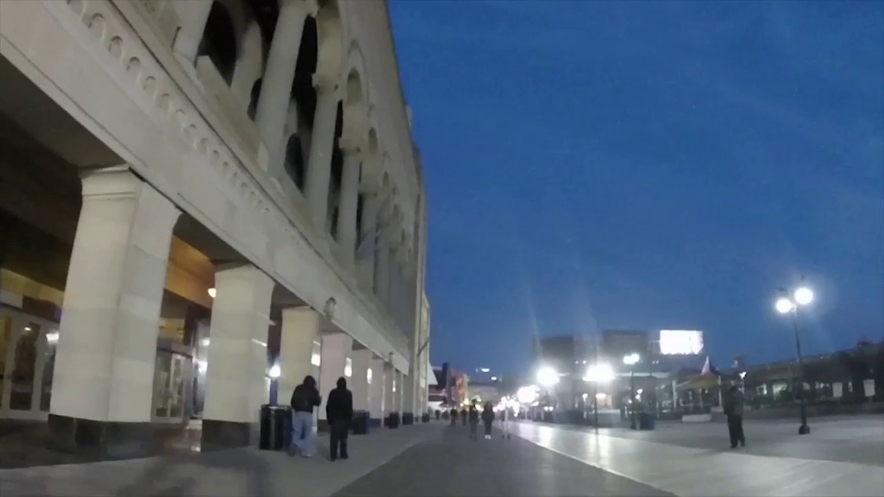 rolling chair ride on the atlantic city boardwalk youtube