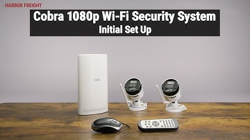 Cobra 8CH NVR Wi-Fi Security System Setup | Harbor Freight