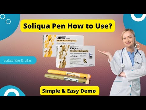 How To Use Soliqua Pen? || Soliqua Pen Injection Instruction.