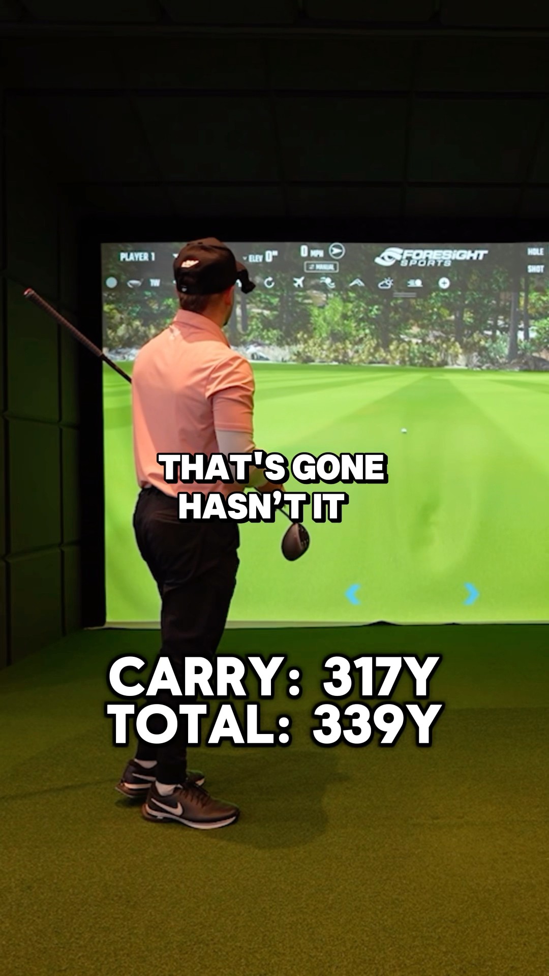 Taylormade Qi35 goes how far ??? #golf