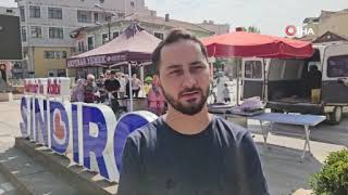Vatandaş Sındırgıda devam eden artçılar için lokma döktürdü
