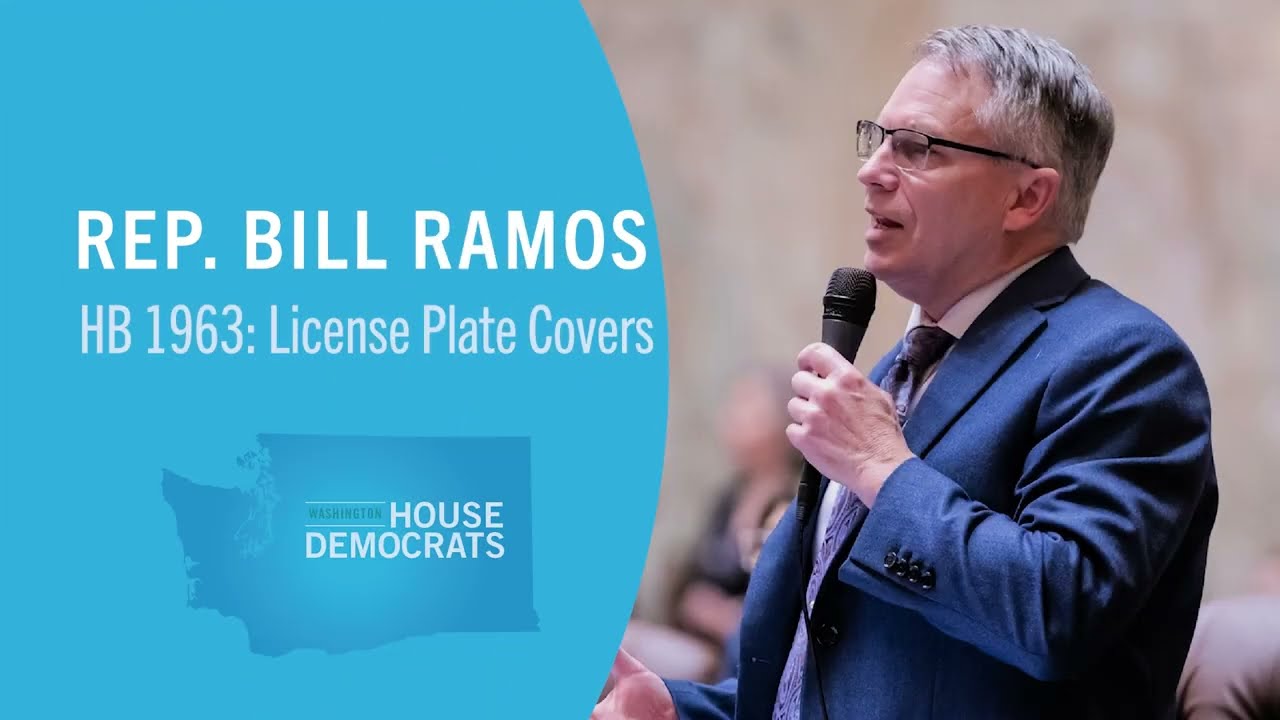 Rep. Ramos on HB 1963: License Plate Covers